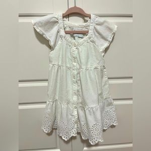 🛍️5/$30🛍️ White Toddler Dress 2T